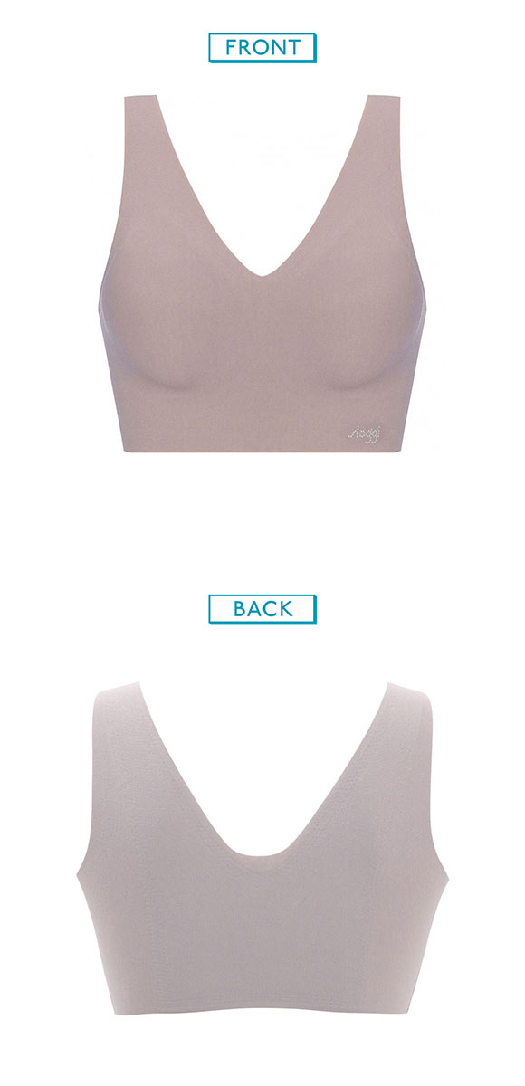 トリンプ スロギー ゼロ フィール G068 sloggi ZERO FEEL 綿混 ハーフトップ Vネック SML Triumph