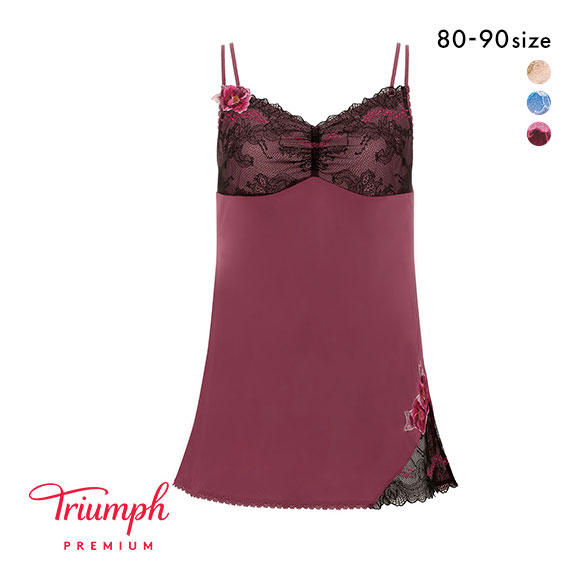 トリンプ Triumph TR0094 プレミアムデザイン レッドレーベル ロングキャミソール インナー ランジェリー