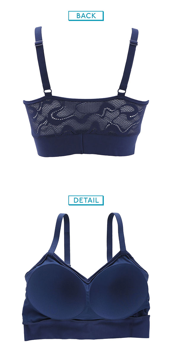 トリンプ Triumph スロギー sloggi GO Allround lace ブラジャー ノンワイヤー カップ付き ハーフトップ ラージサイズ LL-3L 単品