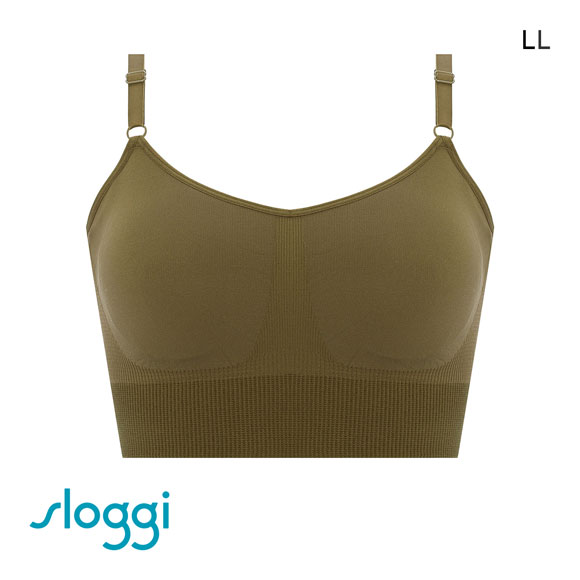 トリンプ スロギー sloggi EVER Infused ブラジャー ノンワイヤー ブラレット ナイトブラ LL Triumph