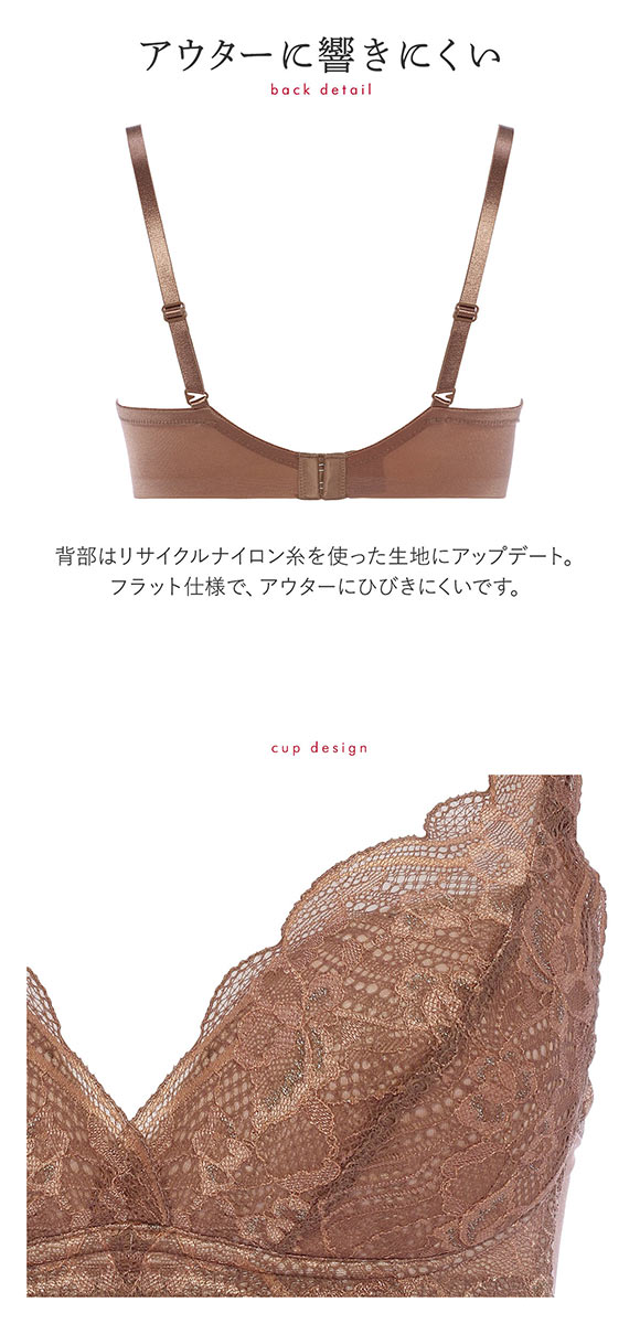 トリンプ Triumph TR581 天使のブラ スリムライン ノンワイヤー ブラジャー B 単品