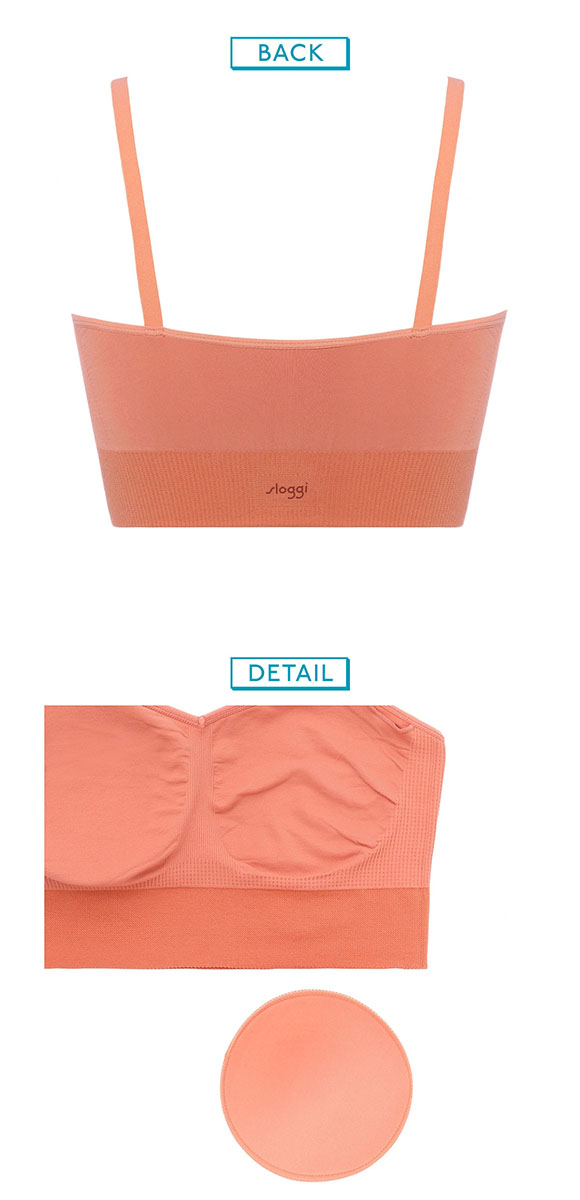 トリンプ Triumph スロギー sloggi EVER Infused Vit ナイトブラ ノンワイヤー ブラジャー ハーフトップ ブラレット M L 単品