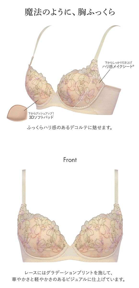 トリンプ Triumph TR596 天使のブラ 魔法のハリ感 ブラジャー DEF 単品