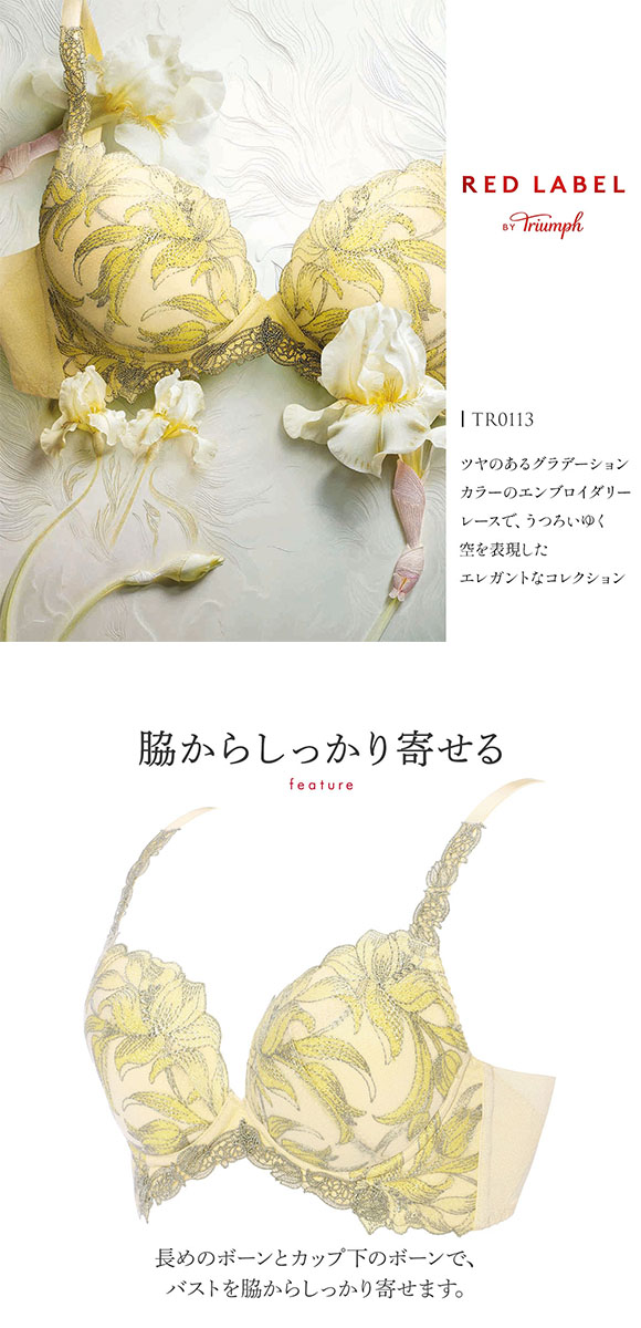 トリンプ Triumph TR0113 レッドレーベル バイ トリンプ ヨセアゲハ ブラジャー BC 単品