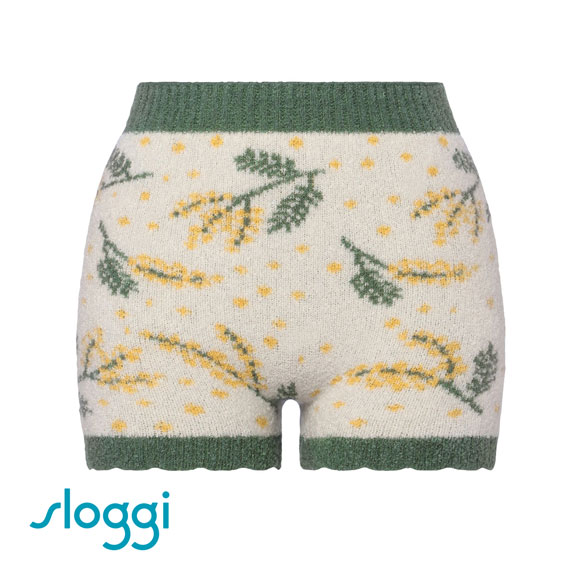 トリンプ Triumph スロギー sloggi G089 ニットパンツ 1分丈 毛パン“ほっ”とあったか ニット柄パンツ あったか ふわふわ ボトム　