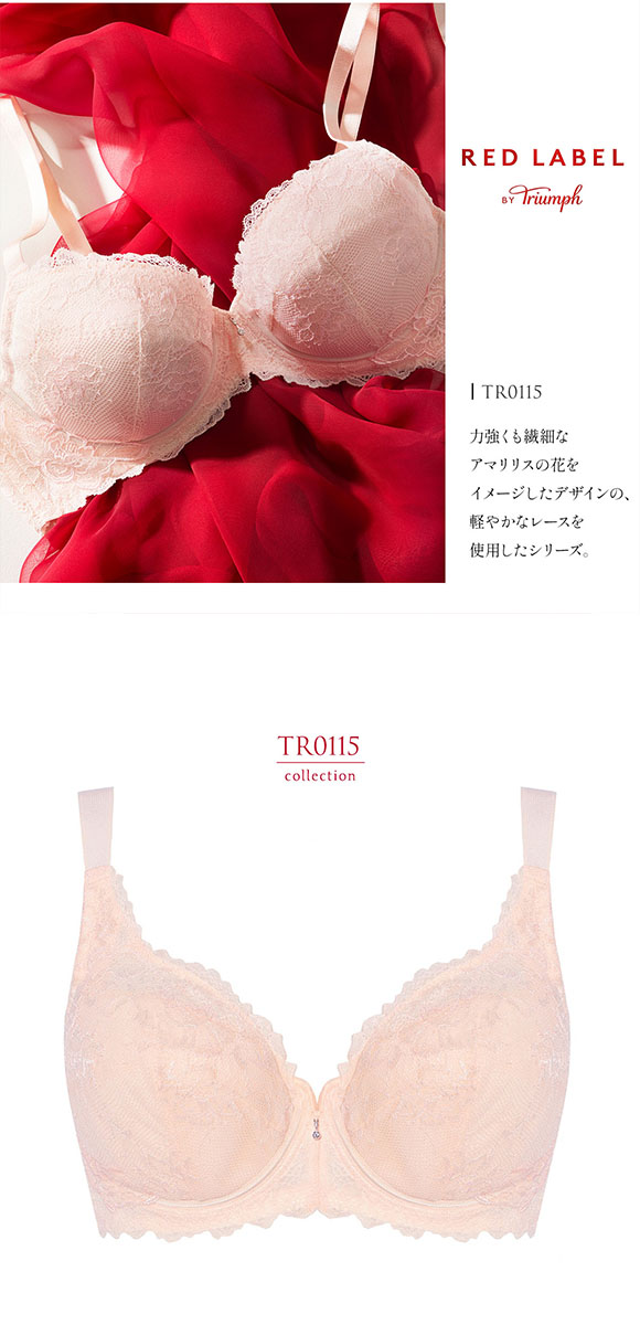 トリンプ TR0115 レッドレーベル バイ トリンプ ブラジャー フルカップ DEF 大きいサイズ Triumph