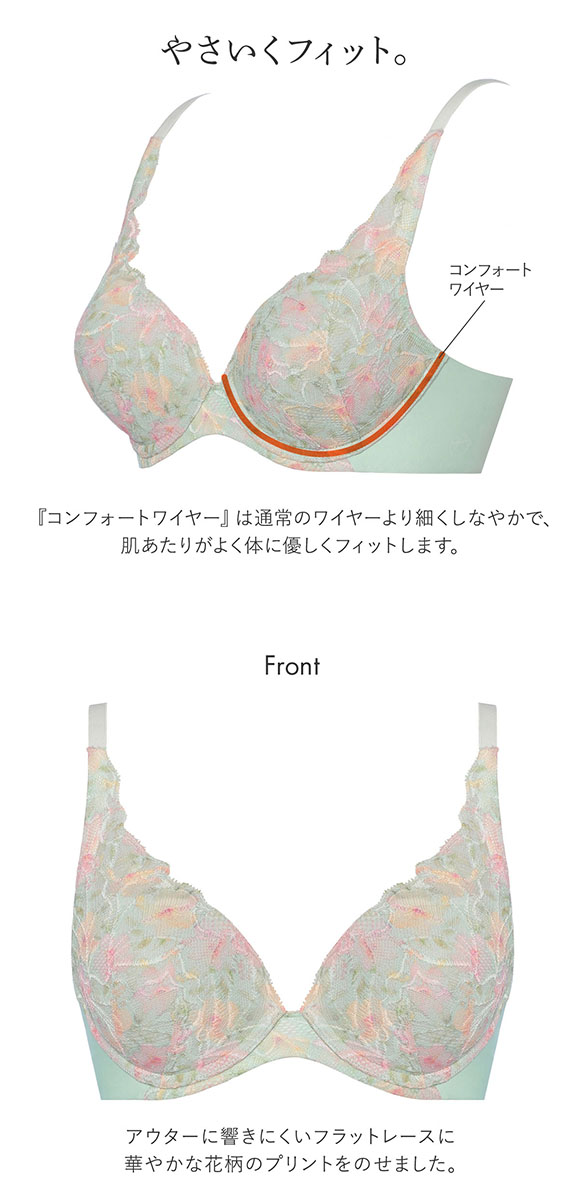 トリンプ TR628 秘めわざ ブラジャー ソフトワイヤー DEF Triumph