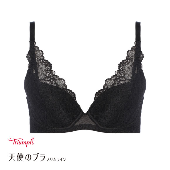 トリンプ TR632 天使のブラ スリムライン レーシィ ブラジャー BC BK Triumph