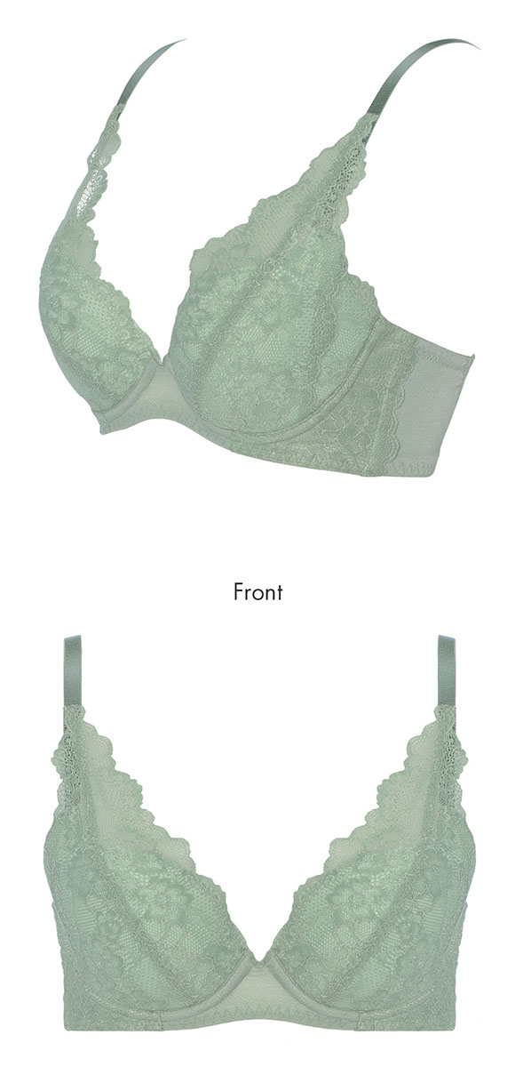 トリンプ TR632 天使のブラ スリムライン レーシィ ブラジャー DEF GR Triumph