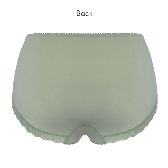 トリンプ TR632 天使のブラ スリムライン レーシィ ショーツ 深め ハイウエスト はきこみ深めショーツ ML GR Triumph