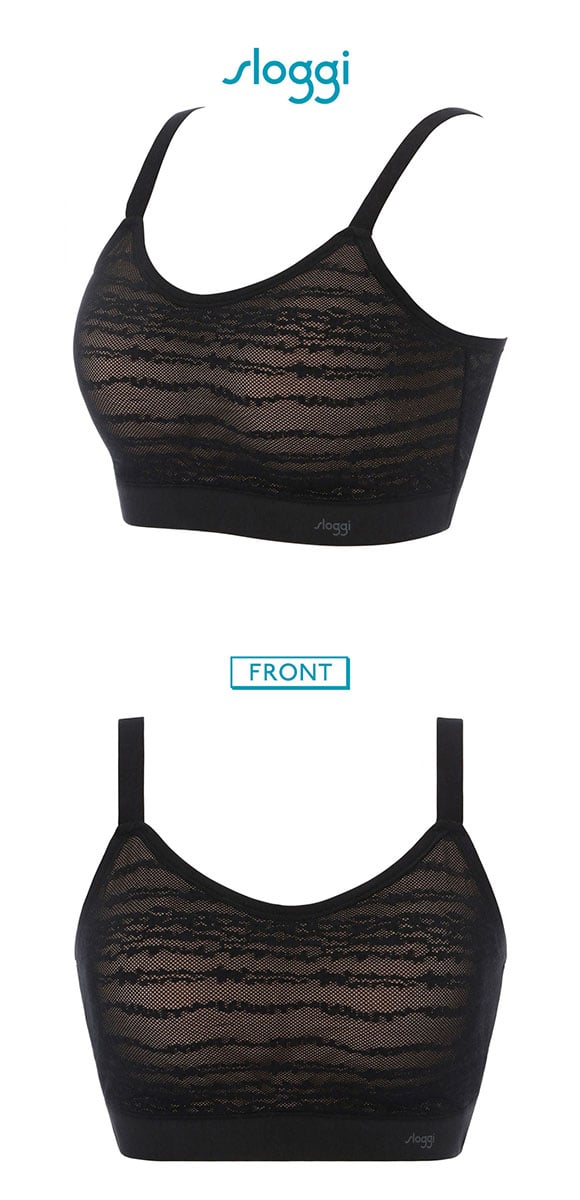 トリンプ スロギー フリーオールラウンド レース sloggi FREE AR Lace ハーフトップ ラージ LL-3L ワンサイズ Triumph