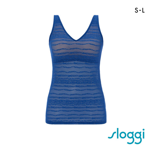 トリンプ スロギー フリーオールラウンド レース sloggi FREE AR Lace Vネック カップ付きトップ S-L 7010 Triumph