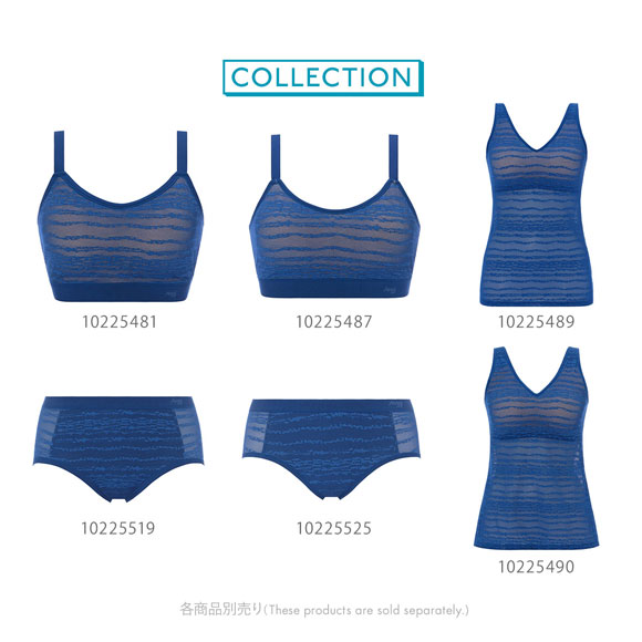 トリンプ スロギー フリーオールラウンド レース sloggi FREE AR Lace Vネック カップ付きトップ S-L 7010 Triumph