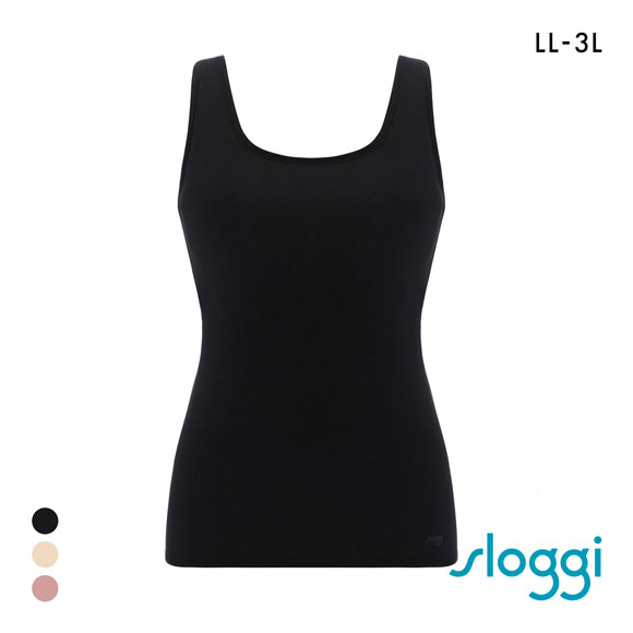 トリンプ スロギー フリーオールラウンド sloggi FREE AR タンクトップ ラージ カップ付き LL-3L ワンサイズ Triumph