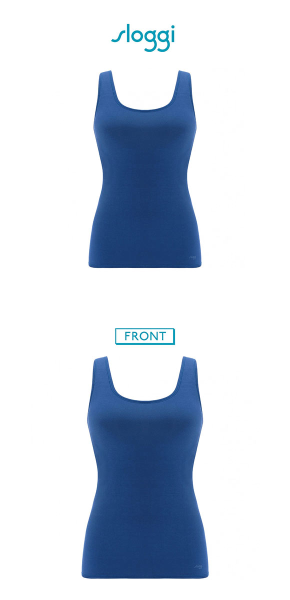 トリンプ スロギー フリーオールラウンド sloggi FREE AR BU タンクトップ ラージ カップ付き LL-3L ワンサイズ 7010 Triumph