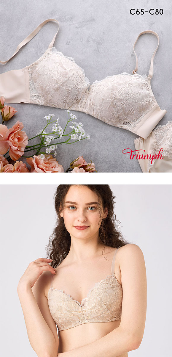 トリンプ TR640 優々ブラ フルカップ ノンワイヤーブラジャー C M001 Triumph