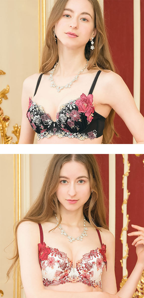 ドゥペルル チェリッシュ 脇すっきり ブラジャー GH リフトアップ 脇高 脇肉 脇寄せ 谷間 バストアップ 大きいサイズ DuePerle