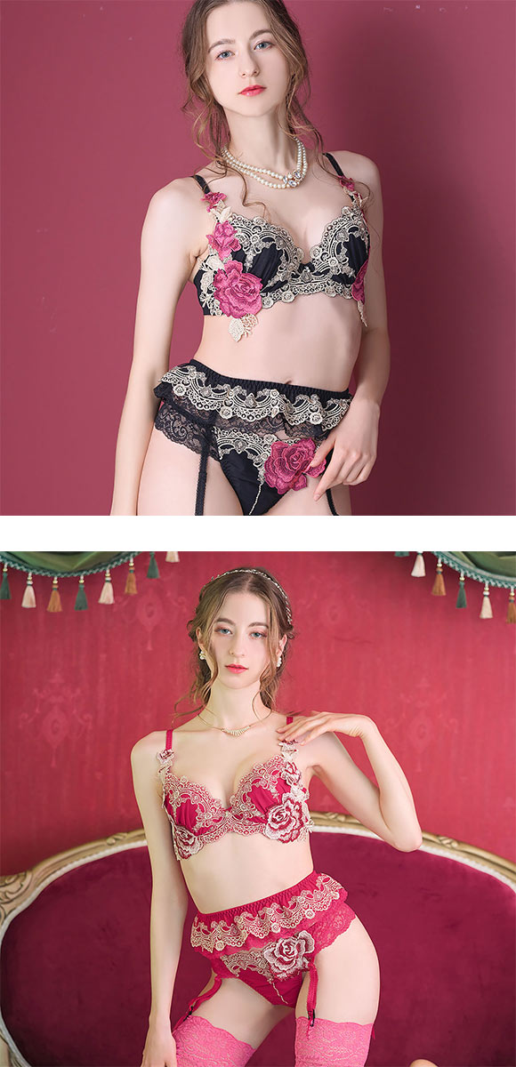 ドゥペルル ルージュ ガーターベルト ランジェリー DuePerle