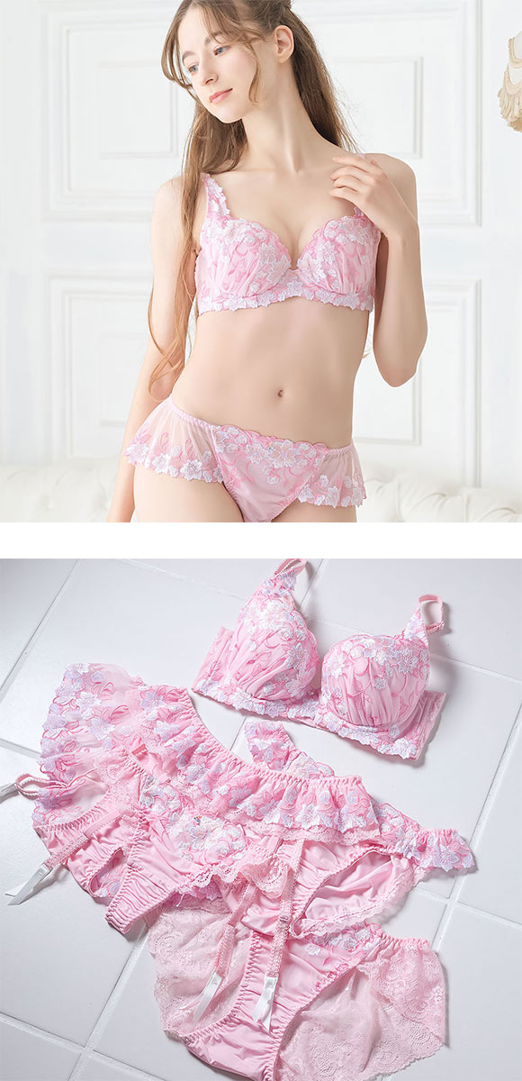 ドゥペルル 千里香 フレアレースショーツ ML バックレースショーツ 総レース DuePerle