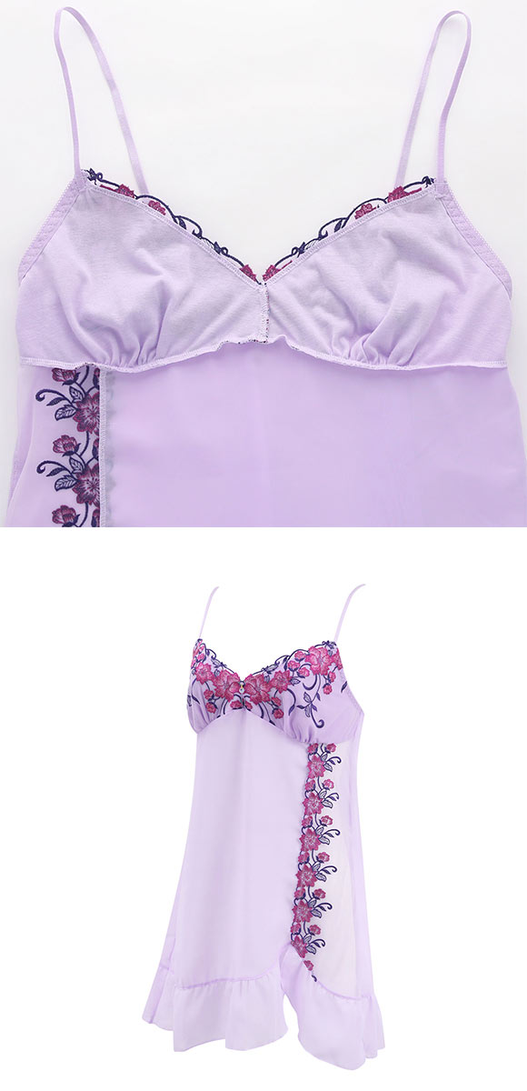 ドゥペルル 千里香 スリップ M-75 L-80 ランジェリー ロングキャミソール DuePerle