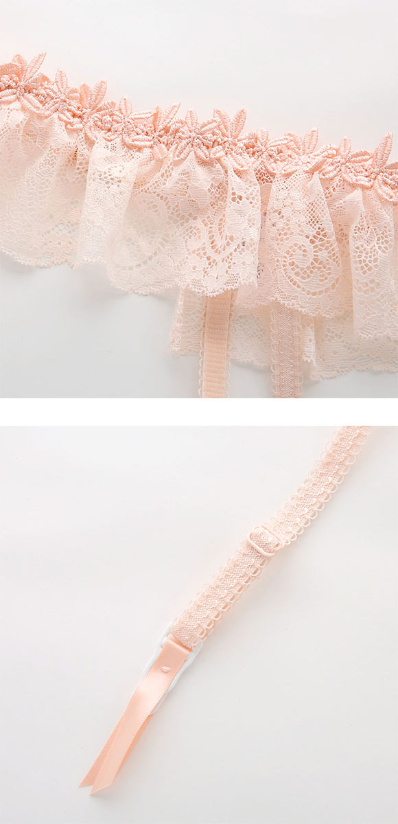 ドゥペルル フルールドゥ ガーターベルト ランジェリー DuePerle