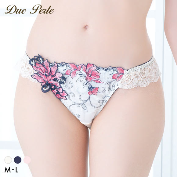 ドゥペルル リリーフロレッタ ノーマルショーツ スタンダード ML なめらか フィット ひびきにくい DuePerle