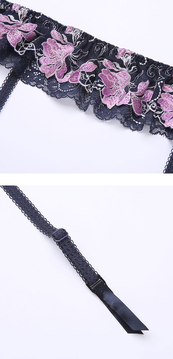 ドゥペルル リリーフロレッタ ガーターベルト ランジェリー DuePerle
