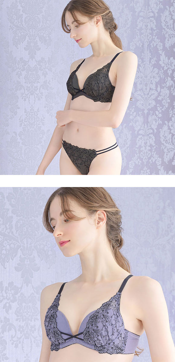 グラナティス ワイルドベリー ブラセット BCDEF ブラジャー ショーツ セット ソフトワイヤー 痛くなりにくい 大きいサイズ granatus