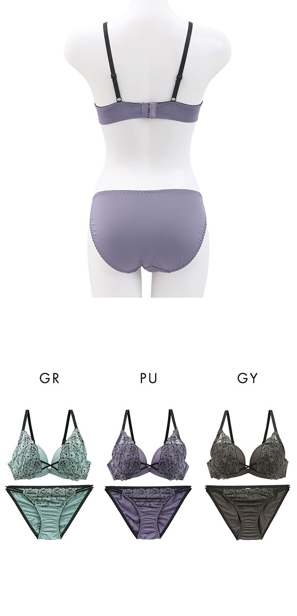 グラナティス ワイルドベリー ブラセット BCDEF ブラジャー ショーツ セット ソフトワイヤー 痛くなりにくい 大きいサイズ granatus