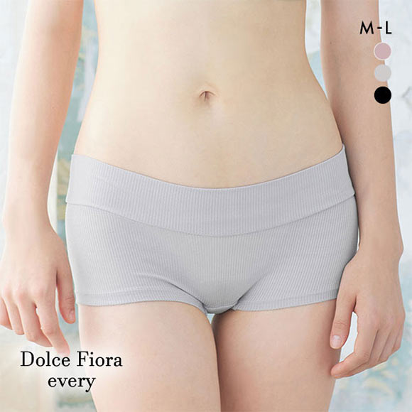 ドルチェフィオラエブリー Dolce Fiora every モダンプリンセス ヒップハングショーツ M L ボーイレングス リラックス 敏感肌 単品