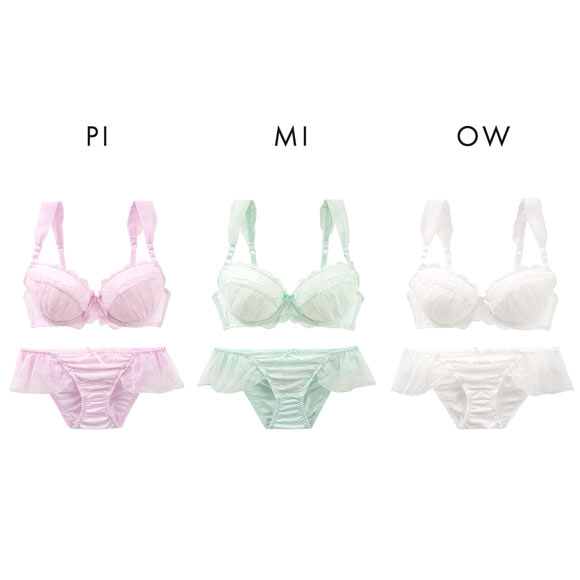 ドルチェフィオラ Dolce Fiora エアリープリンセス ブラセット BCDEF 大きいサイズ ソフトワイヤー やさしい ブラジャー ショーツ セット