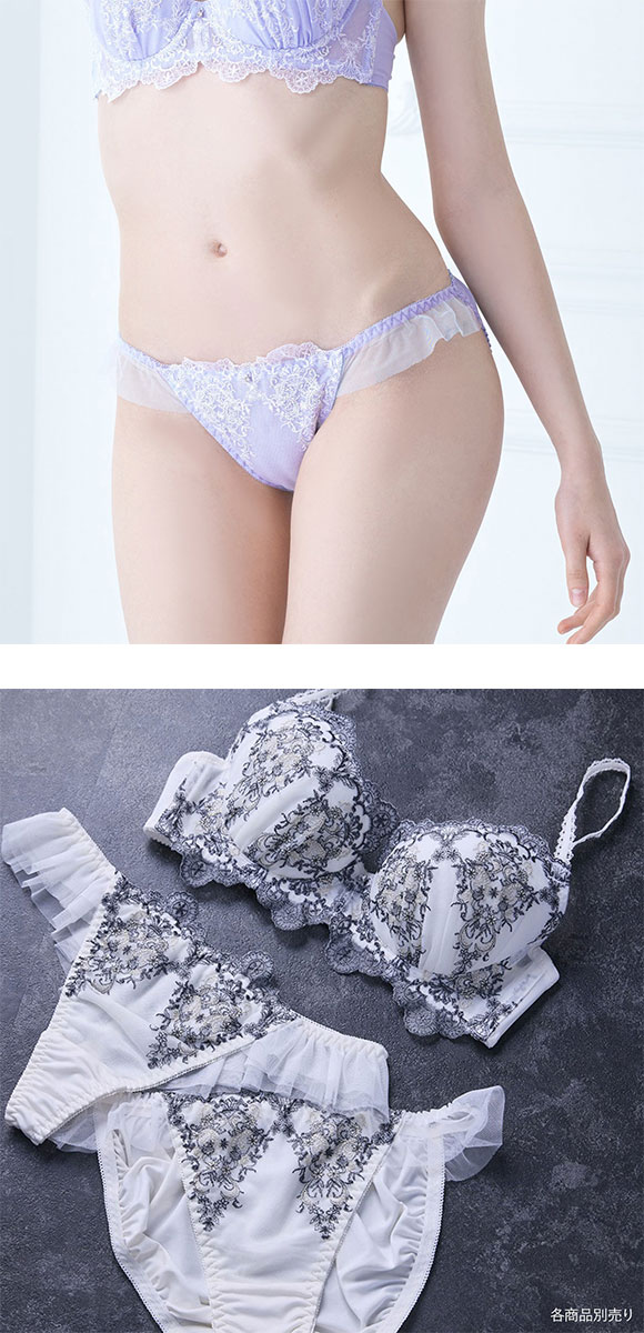 ドルチェフィオラ セイクリッドシャイン Tバック ショーツ ML タンガ ソング フリル 透け ひびきにくい 軽い