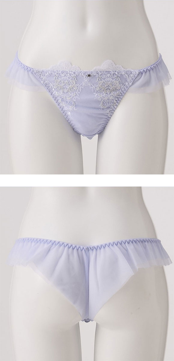 ドルチェフィオラ セイクリッドシャイン Tバック ショーツ ML タンガ ソング フリル 透け ひびきにくい 軽い