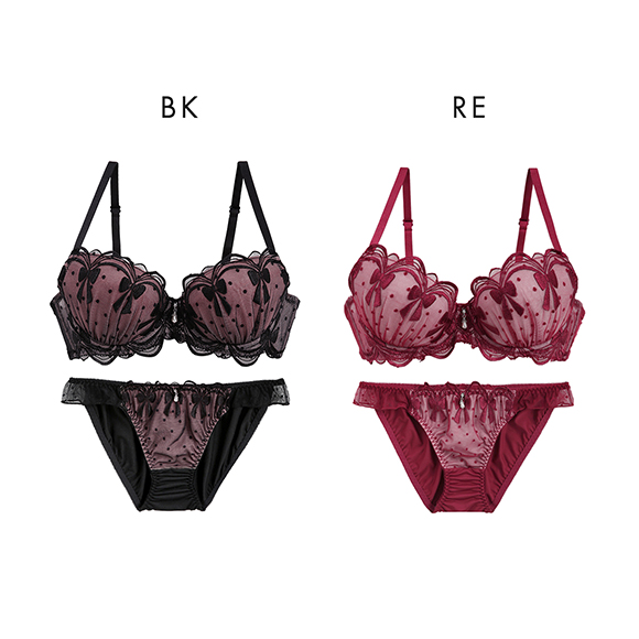 ドルチェフィオラ シアーロリータ ブラセット BCDEF 大きいサイズ ソフトワイヤー ブラジャー ショーツ セット Dolce Fiora