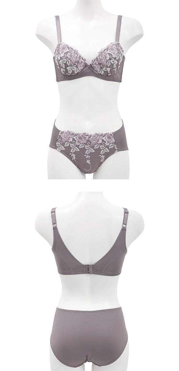 うしろ姿美 うっとり体験 すっきり美背中 ブラジャー ショーツ セット ABCD 脇高 脇肉 アンダー大きいサイズ グラマー 谷間 着やせ アンチエイジング