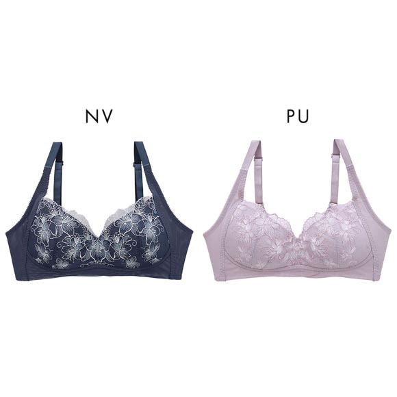 キレイ工房 脇肉すっきり ストレッチフルカップブラ ノンワイヤー BCD 75-90 脇高 背中すっきり 締め付けない 軽い