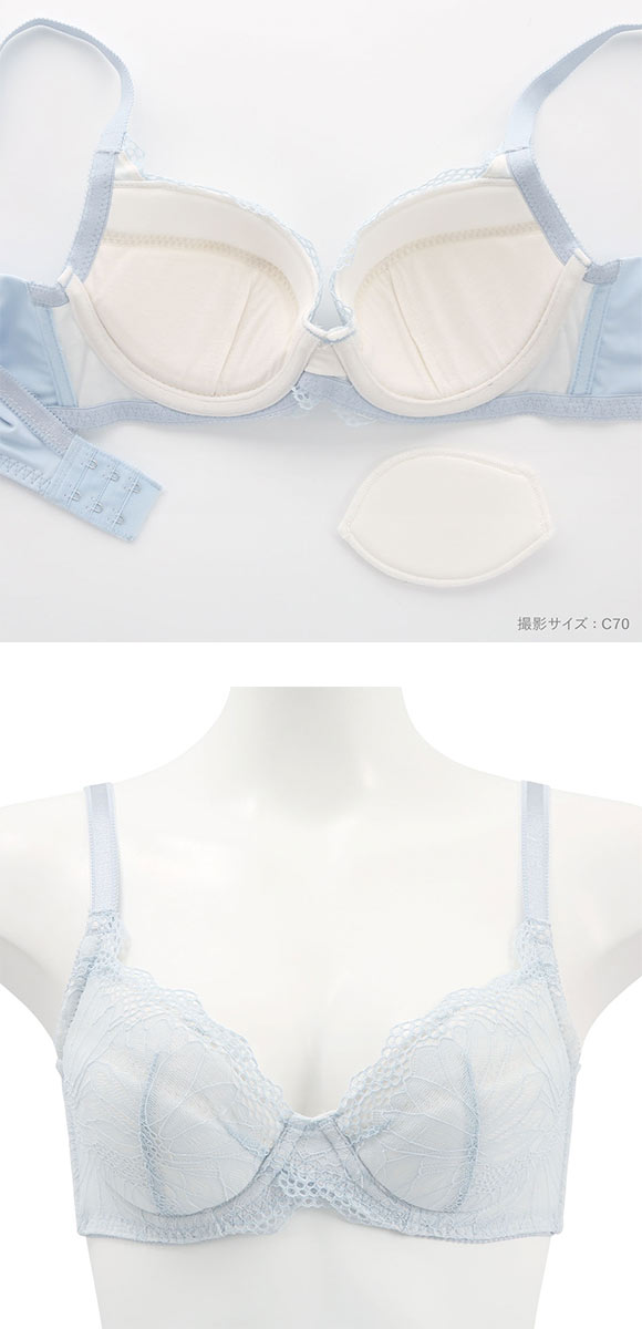 ビューティーアシスト ふわもち触感やさしくフィット 3/4カップブラジャー BCD 脇高 美胸 Beauty Asist