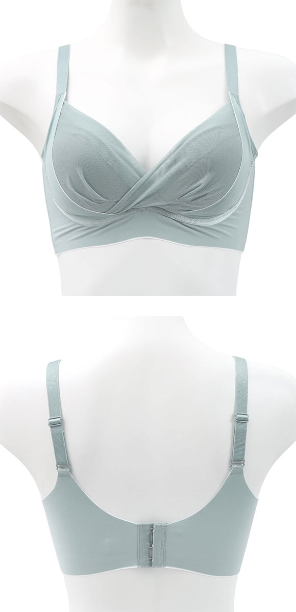 ビューティーアシスト ふんわりフィット 細見せノンワイヤーブラ  M L LL ワイヤレス すっきり 脇高 美胸 Beauty Asist