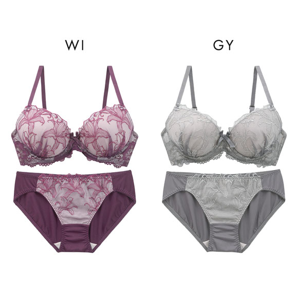 ソニアブラック グレースリリー ブラセット BCDE アンダー大きいサイズ グラマー SONIA BLACK ブラジャー ショーツ セット