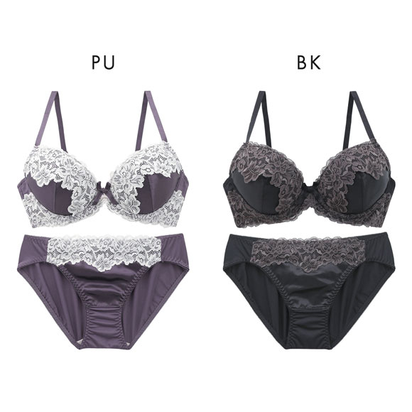 ソニアブラック シルキーサテン ブラセット AAA AA A 小さいサイズ シンデレラサイズ 小胸 SONIA BLACK ブラジャー ショーツ セット