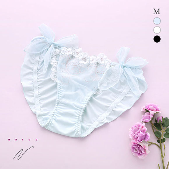 ナルエー NARUE ランジェリー エーデル ショーツ サイドリボン 紐パン 単品