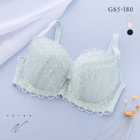 ナルエー NARUE ランジェリー オフィーリア ブラジャー レディース GHI 大きいサイズ グラマーサイズ 単品