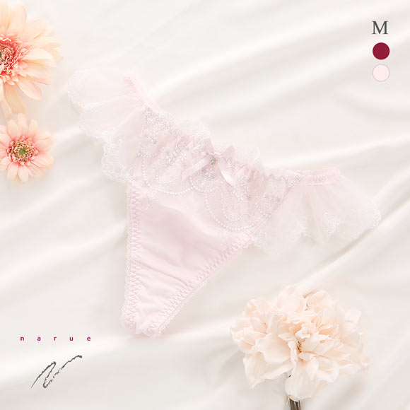 ナルエー ランジェリー フレーズ ショーツ Tバック NARUE