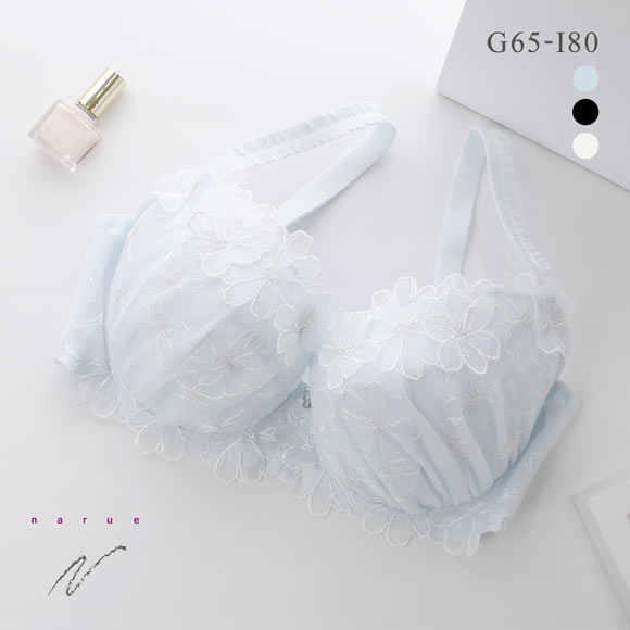 ナルエー ランジェリー メリア ブラジャー GHI グラマー 大きいサイズ NARUE