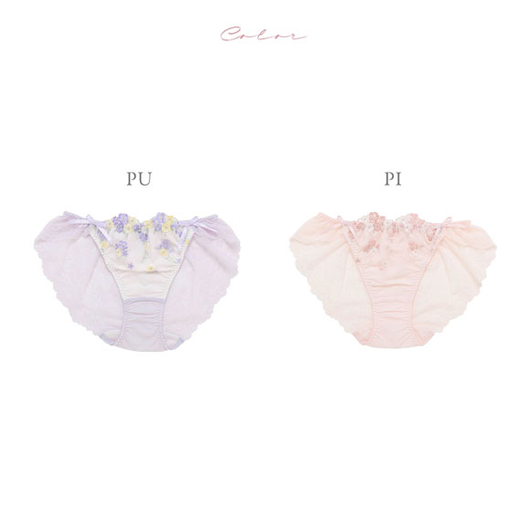 ナルエー ランジェリー ラプンフルール 総レース ショーツ M L スタンダード バックレース NARUE