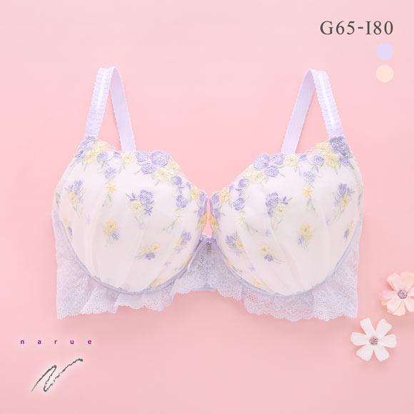 ナルエー ランジェリー ラプンフルール ブラジャー GHI 大きいサイズ グラマーサイズ NARUE