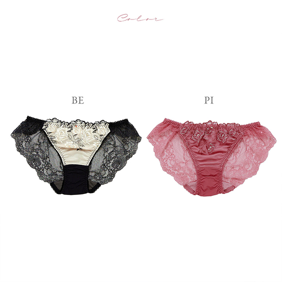 ナルエー ランジェリー ジョリフ ショーツ バックレース 総レース ストリング フルバック NARUE