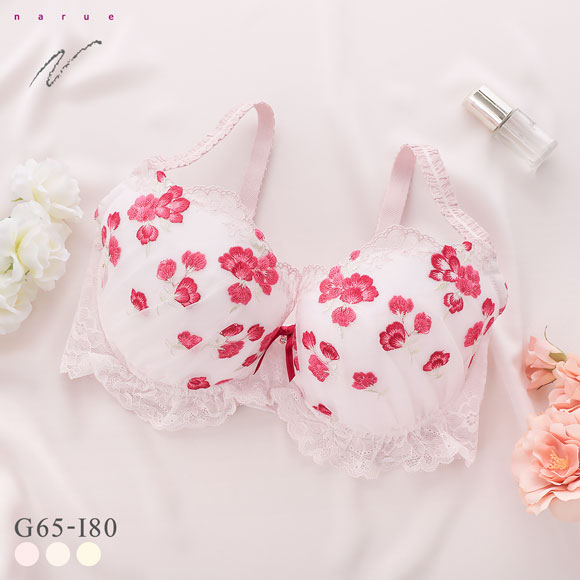 ナルエー ランジェリー リリアン ブラジャー GHI グラマー 大きいサイズ NARUE