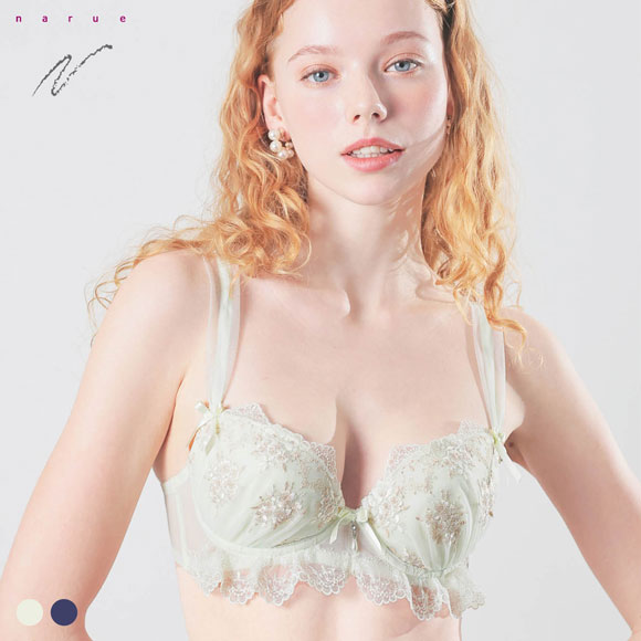 ナルエー ランジェリー ピュアリー ブラジャー L字ワイヤー BC 単品