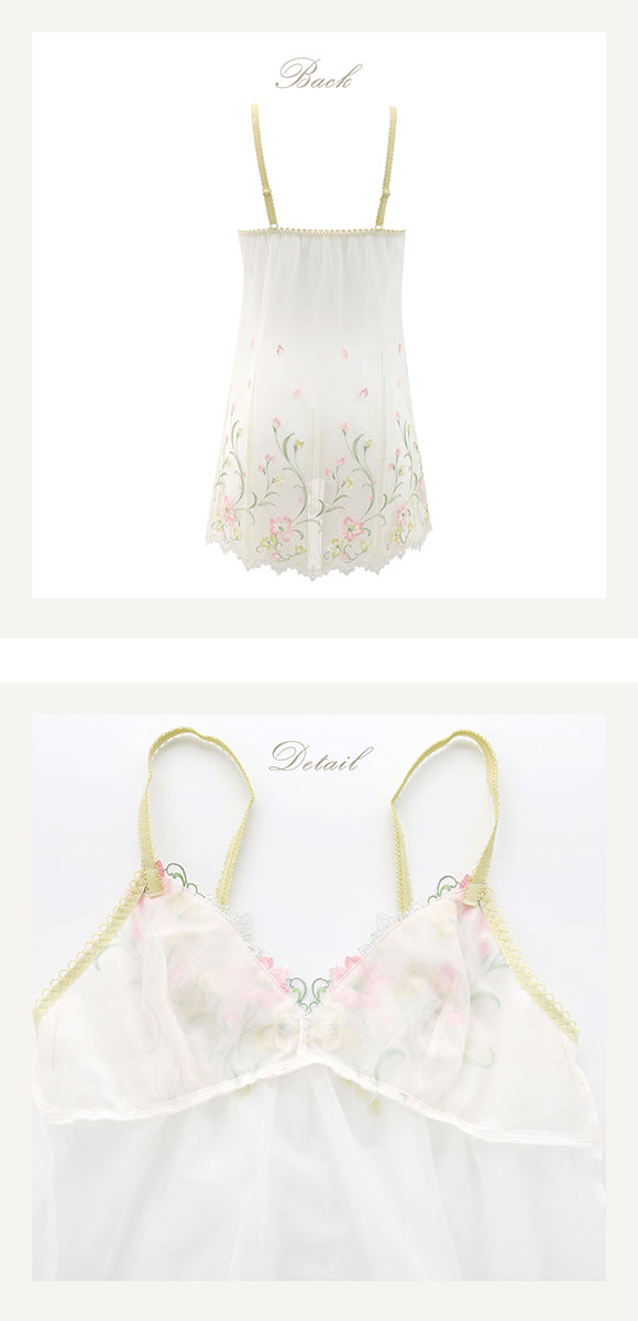 リサマリ レーヌ テリン スリップ ロングキャミソール ランジェリー Risa Magli Reine